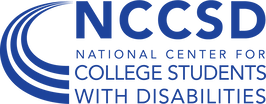 NCCSD logo - blue curved lines on left and large text on right