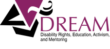 DREAM logo with purple and black stylized mortarboard